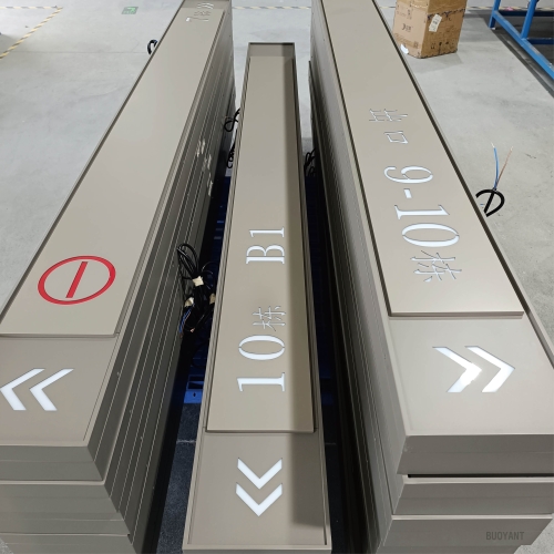 Wayfinding system lightbox(hanging signs