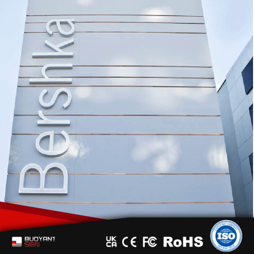 High-Rise Pinnacle Lettering