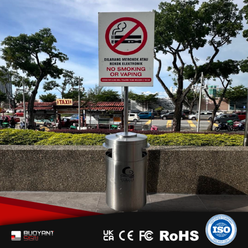 warning signs-Column-mounted type03