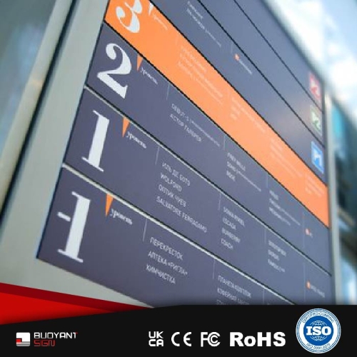 Modular Elevator Floor Sign System