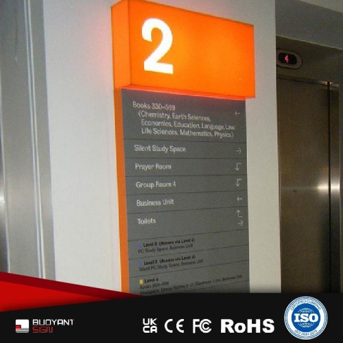 Industrial-Grade Elevator Hall Floor Sig