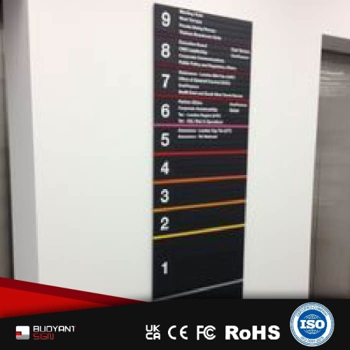 Factory-Specialized Floor Elevator Hall Orientation Sign