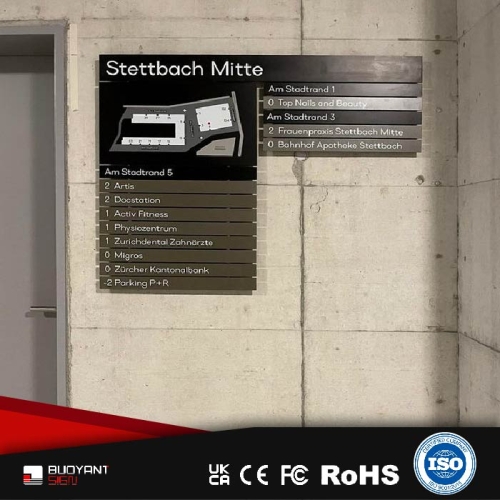 Tailor-Made Elevator Hall Floor Index Sign by Factory