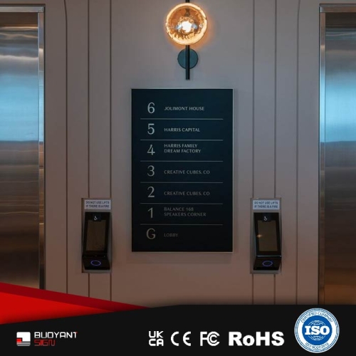 Factory-Customized Floor Elevator Hall Directory Sign