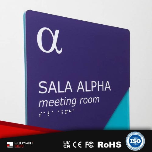 Bespoke by Factory: ADA-Compliant Office Signage System