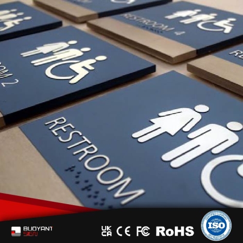 Educational Institution Factory-Tuned ADA Nameplates