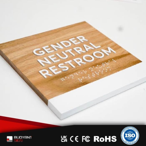 Healthcare Facility Integrated ADA Nameplate System