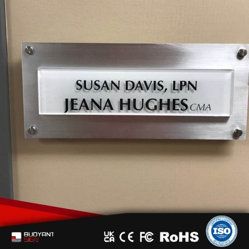 Modular Factory-Custom Metal Nameplate System (Stainless Steel/Brass/Aluminum)