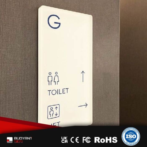 Factory-Integrated Acrylic Office Nameplate System