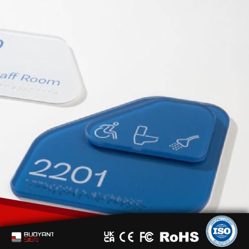 Laser-Cut Acrylic Office Nameplates (Factory Precision Fabrication)
