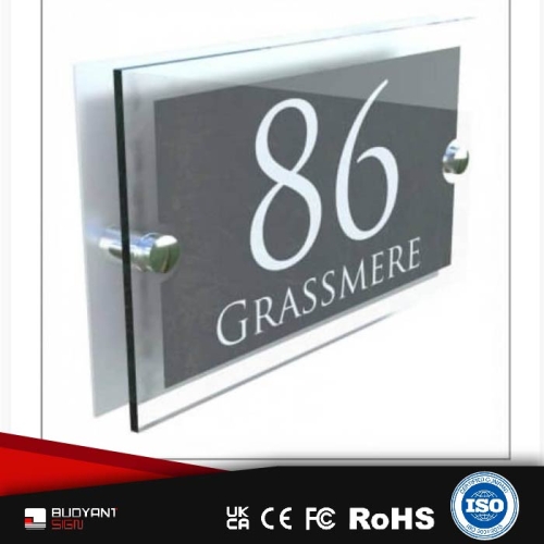 Bespoke Glass Signage from Factory