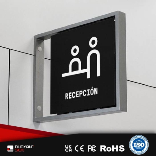 Factory-Mass-Produced Flag Style Wayfinding System
