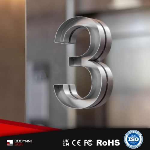 Factory-Bulk Hollow Room Number Plates (
