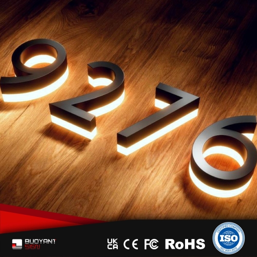 Bulk Lighted Door Numbers, Factory-Manuf