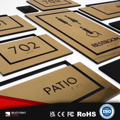 Metal Panels Customization Long-term Signage Factory Supply