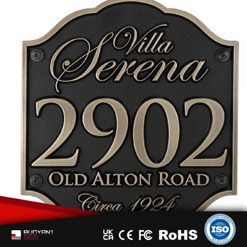 Vintage House Number Plates Customizatio