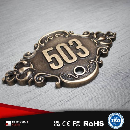 Factory Direct Vintage House Number Plat