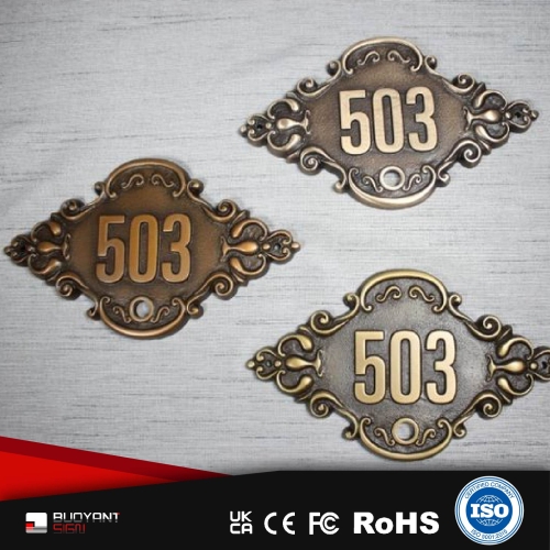 Factory Direct Vintage House Number Plat