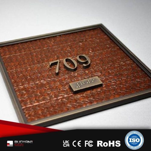 Vintage House Number Plates Customizatio