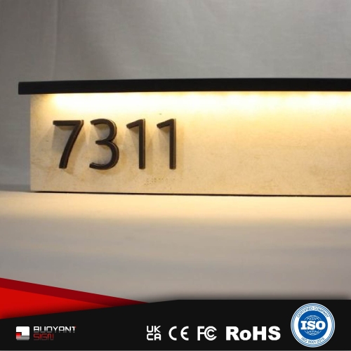 Factory Direct Illuminated Door Number P