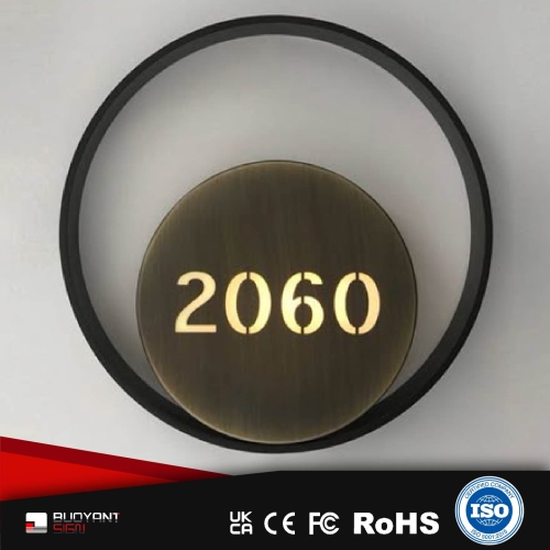 Factory Direct Illuminated Door Number Plates Customization Long-term Supply