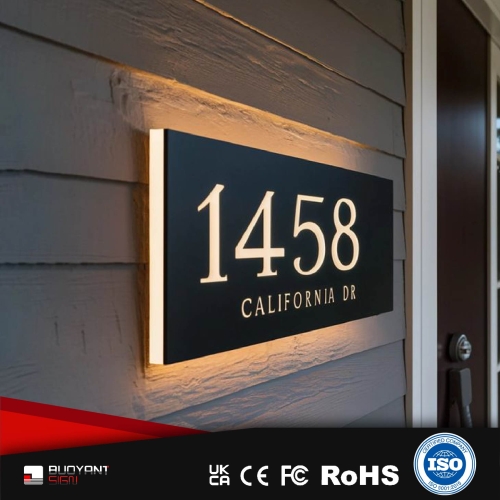 Illuminated Door Number Plates Customization Supply Factory Direct