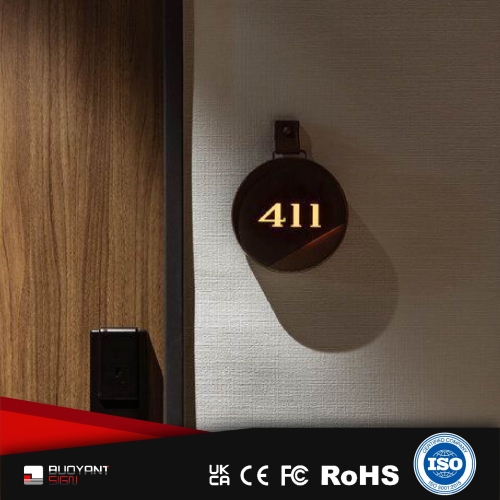 Factory Direct Illuminated Door Number Plates Customization Supply