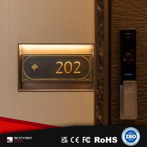Illuminated Door Number Plates Customization Supply Factory Direct