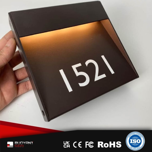 Illuminated Door Number Plates Customization Factory Direct Long-term Supply