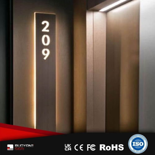 Factory Direct Illuminated Door Number Plates Long-term Supply